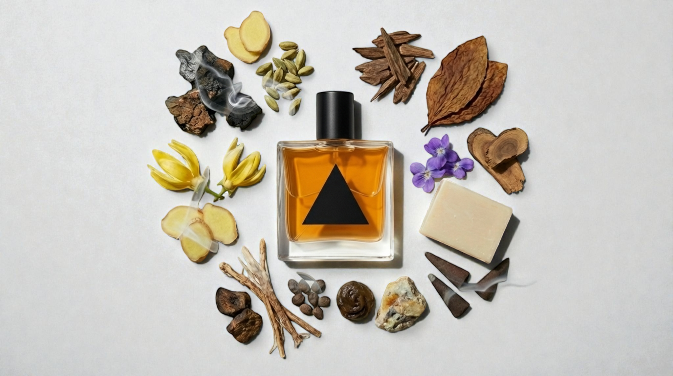 Rook Eau de Parfum 50ml bottle featuring bold smokey incense musk in an elegant design against a neutral background.