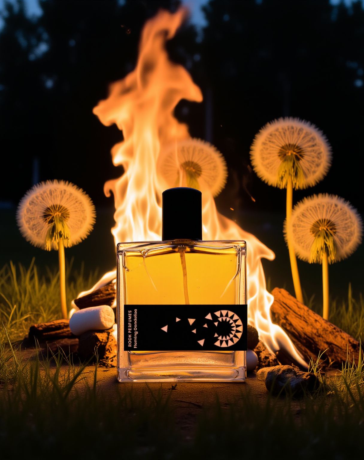 Flaming Dandelion Parfum 30ml - Rook Perfumes London | Unique Unisex Fragrance