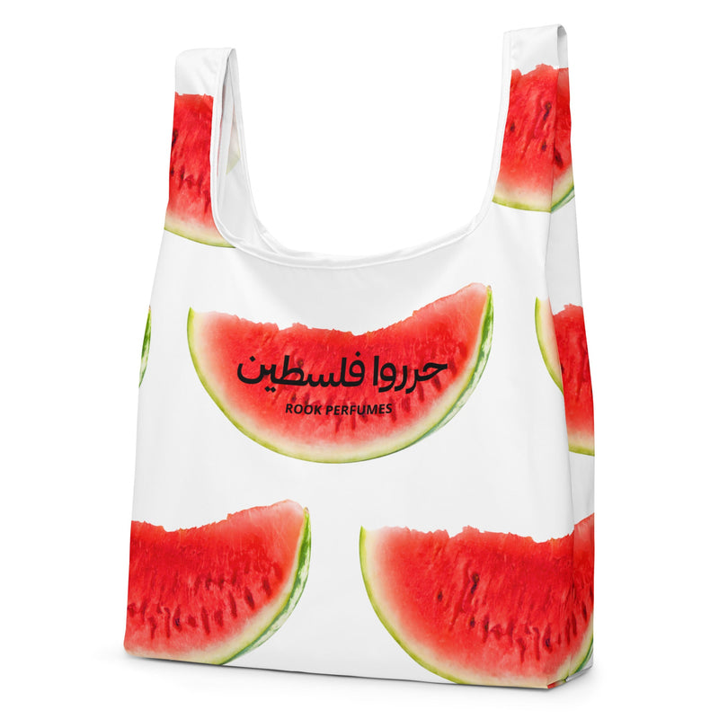 Free Palestine Watermelon Shopping bag - Rook Perfumes London | Unique Unisex Fragrance