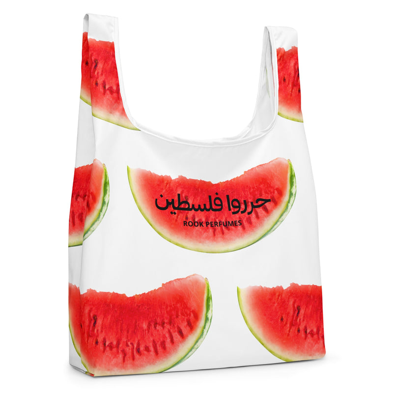 Free Palestine Watermelon Shopping bag - Rook Perfumes London | Unique Unisex Fragrance