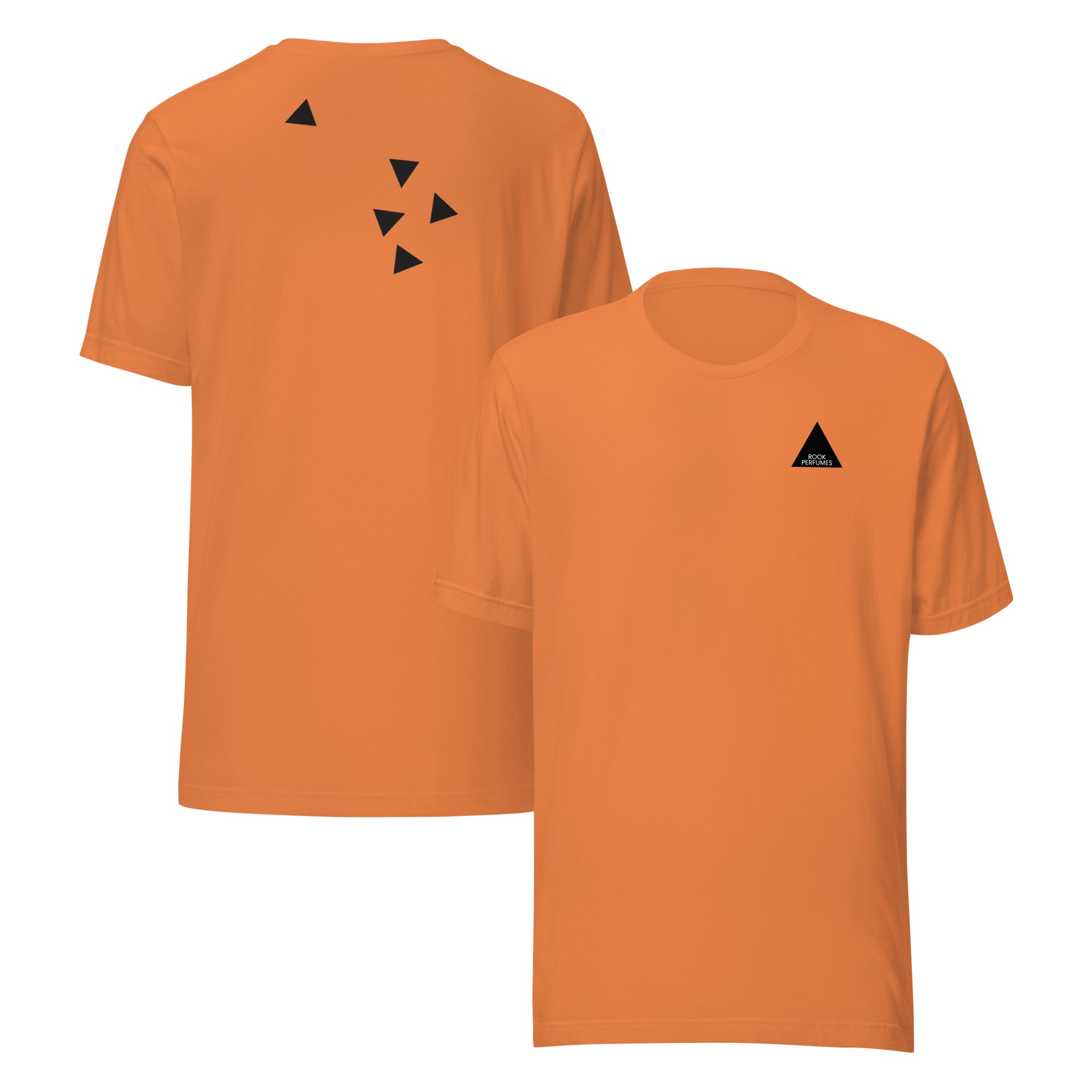 Suede unisex t-shirt by Rook Perfumes London, showcasing a soft texture and stylish design in a neutral color.