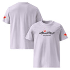 Watermelon Free Palestine T-shirt by Rook Perfumes London, featuring vibrant colors and a bold graphic design.